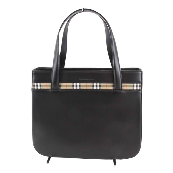 Burberry Black Leather handbag - Picture 1 of 9